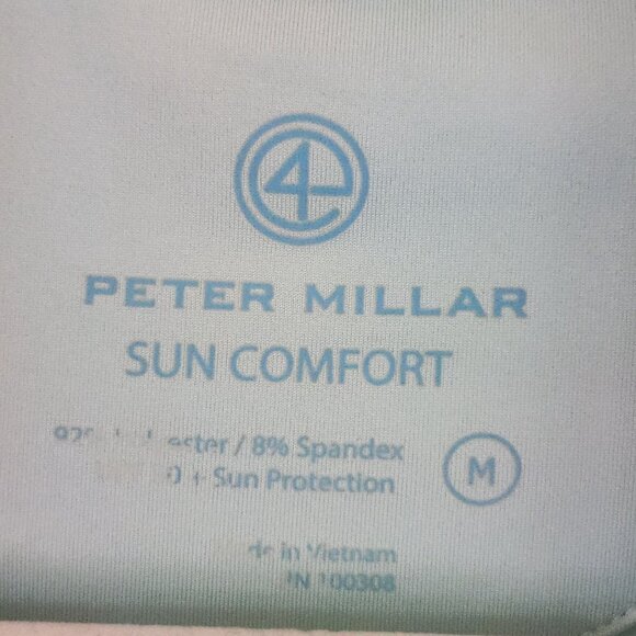 Peter Millar Wicking Tamara Full Zip Golf Jacket UPF 50 Size M - Picture 7 of 7